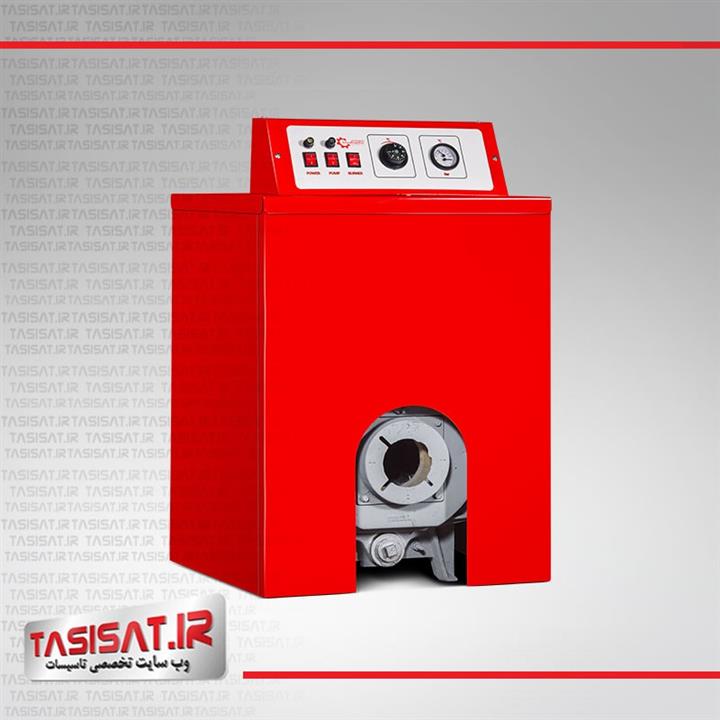 پکیج زمینی چدنی شوفاژکار آذرخش 9 پره کوتاه مبدل دار AS300-9